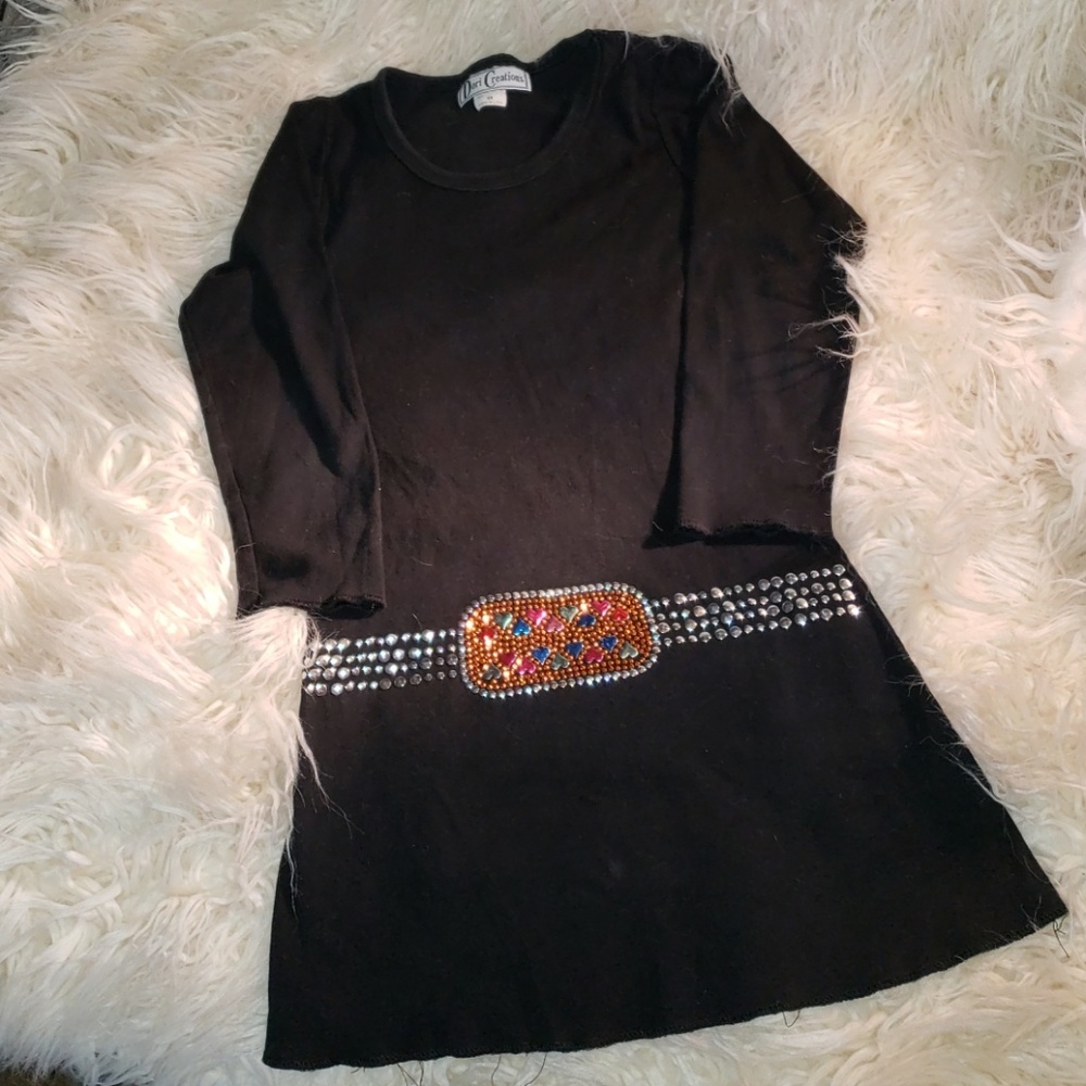 Black party dress or can be worn with leggings